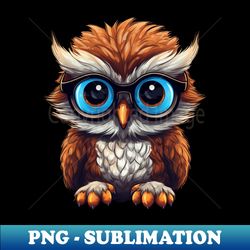 cute baby owl - png transparent sublimation file - bring your designs to life