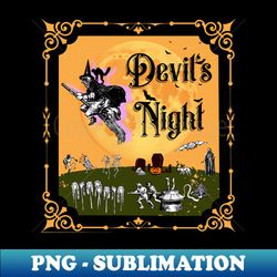devils night - png transparent digital download file for sublimation - stunning sublimation graphics