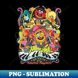 electric mayhem - high-resolution png sublimation file - transform your sublimation creations