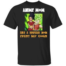 anime mom like a regular mom except cooler dragon ball shirt kale tee