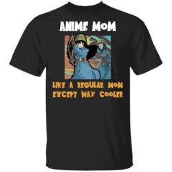 anime mom like a regular mom except cooler dragon ball shirt mai tee