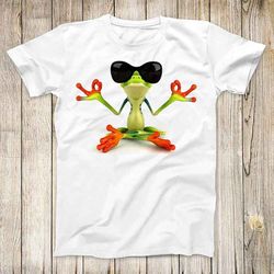 frog toad zen om yoga master buddha meditation top tee best seller birthday  gift men women unisex t shirt 3196