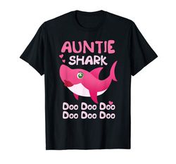 adorable aunt shark shirt doo doo doo t-shirt
