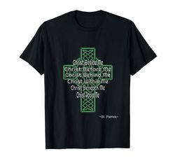adorable celtic cross shirt st patricks prayer christian gifts t-shirt