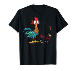 adorable chicken 100 days got me feelin like teacher gift t-shirt