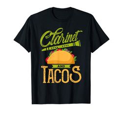 adorable clarinet player shirt - musician clarinet taco gift t-shirt t-shirt