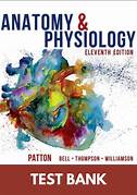 anatomy and physiology 11th edition patton test bank