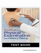 bates guide to physical examination and history taking 13th edition bickley test bank