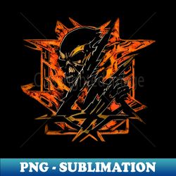 metal logo band - exclusive png sublimation download - create with confidence
