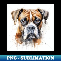 beauty boxer puppy pet - high-resolution png sublimation file - enhance your apparel with stunning detail