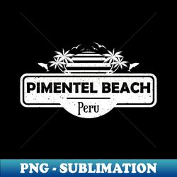 pimentel beach peru palm trees sunset summer - modern sublimation png file - perfect for sublimation mastery