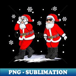 santa claus griddy dance christmas xmas pajama men boys - png transparent sublimation file - bring your designs to life