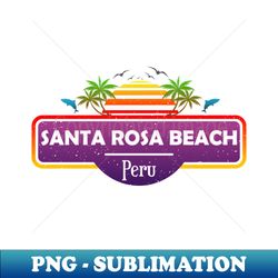 santa rosa beach peru palm trees sunset summer - premium sublimation digital download - unleash your creativity