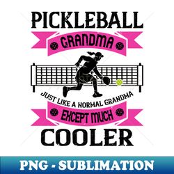 pickleball grandma grandmother pickleball player vintage - premium png sublimation file - vibrant and eye-catching typography