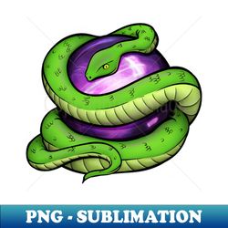 snake with crystal ball - creative sublimation png download - revolutionize your designs