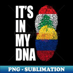 lebanese and colombian mix heritage dna flag - instant png sublimation download - fashionable and fearless