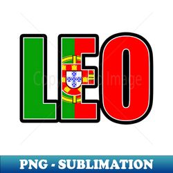 leo portuguese horoscope heritage dna flag - creative sublimation png download - spice up your sublimation projects