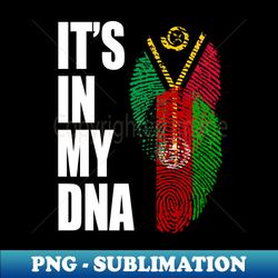 vanuatuan and afghanistan mix heritage dna flag - png transparent digital download file for sublimation - vibrant and eye-catching typography
