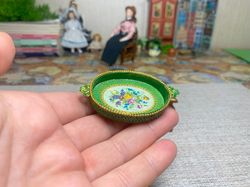 tray for dollhouse. 1:12. dollhouse miniature.