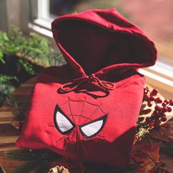 marvel spiderman embroidered sweatshirt christmas xmas