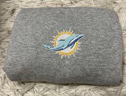 custom embroidered miami dolphins logo embroidered shirt