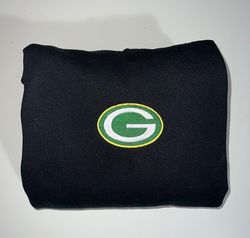 custom embroidered  green bay packers logo embroidered shirt