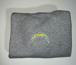 custom embroidered los angeles chargers logo embroidered shirt