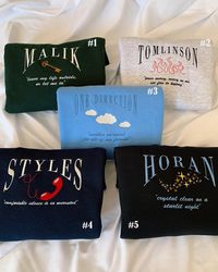 one directionhoranstylesmaliktomlinson embroidered s