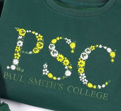 college floral letter embroidered sweatshirt tshirt hoodie p, 3