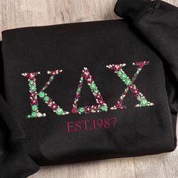 custom embroidered sweatshirt tshirt custom floral letter un, 10