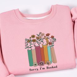 embroidered i'm booked sweatshirt, bookish tshirt hoodie, gi, 32