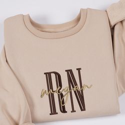 embroidered nurse sweatshirt personalized name, nurse hoodie, 54