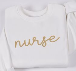 nurse sweatshirt personalized gift for nurse student, crewne, 79