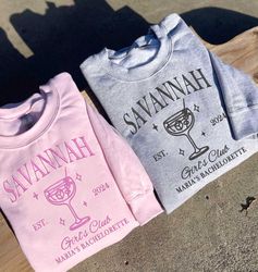 custom bachelorette party sweatshirt, embroidery t-shirt cre, 8