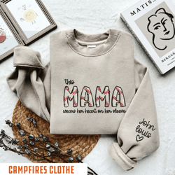 custom embroidered baseball mama crewneck, baseball shirt fo, 8