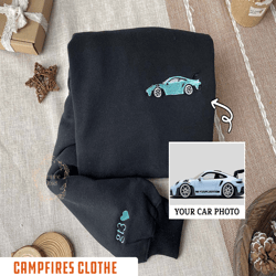 custom embroidered car sweatshirt, car guy gifts, gifts for, 18