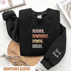 embroidered mama mom bruh, disney mom shirt, custom mama shi, 49