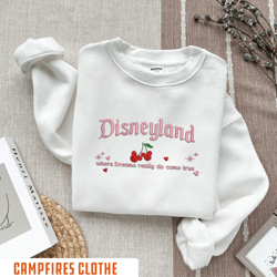 magic park embroidered sweatshirt, where dream really do com, 61