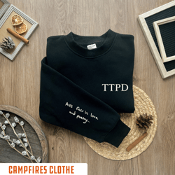 ttpd embroidered sweatshirt, ttpd inspo sweatshirt, gift for, 71