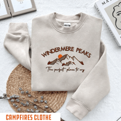 windermere peaks embroidered sweatshirt, take me to the lake, 72