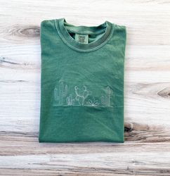 cactus comfort colors tee, plant shirt, 3