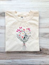 flower comfort colors tee, floral shirt, 8