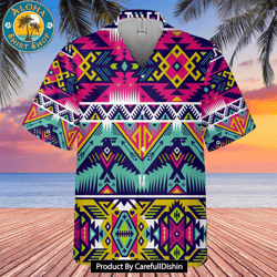 full color thunder bird native american hawaiian shirt 3d new