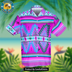 native american hawaiian shirt 3d