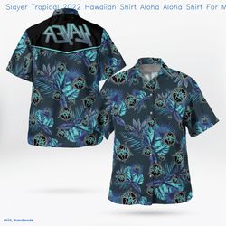 slayer tropical 2022 summer shirt aloha aloha shirt for me, 43