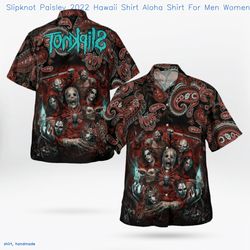 slipknot paisley 2022 tropical shirt aloha shirt for men women, 45