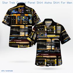 star trek control panel shirt aloha shirt for men womenbuy n, 48