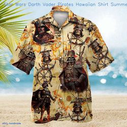 star wars darth vader pirates summer shirt summer aloha sh, 50