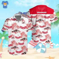yanmar tractor aloha coconut pattern hawaiian shirt summer gift for men and women