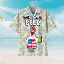 chicken beer trendy tropical shirt, i hate people beer with